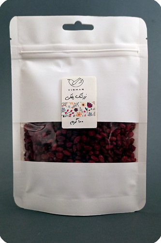 زرشک پفکی اعلاء پاکت کرافت زیپی 100 گرم