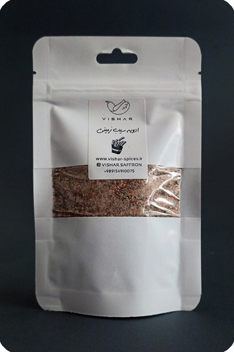 ادویه سیب زمینی پاکت کرافت زیپی